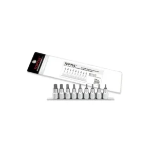 Toptul GAAG0904 9PCS 1/2' Star Bit Socket Rail Set