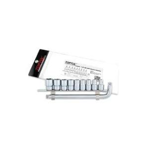 Toptul GAAG1007 11Pcs Socket Rail Set 1/2''