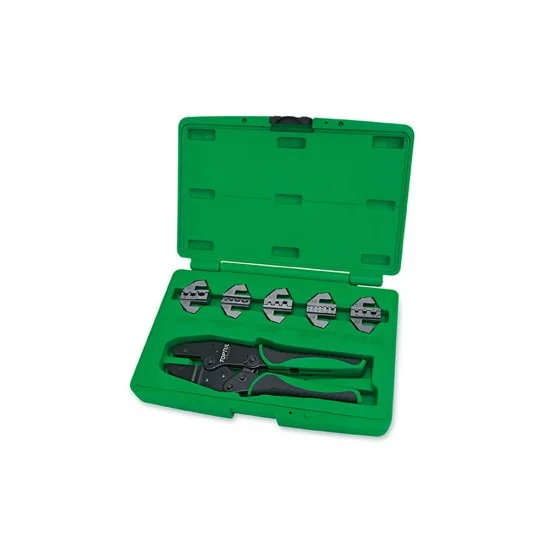 Toptul GAAI0605 6PCS Quick Interchangeable Ratchet Crimping Tool Kit