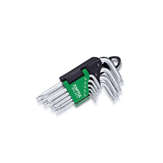 Toptul GAAL0913 9pcs Short Type Star Key Wrench Set