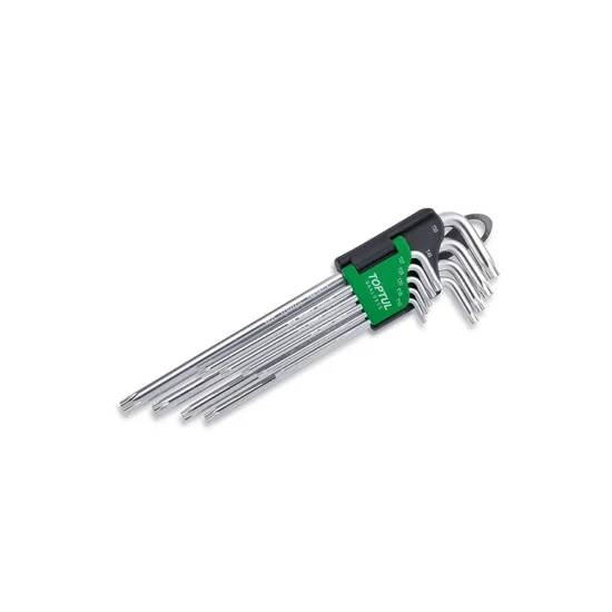 Toptul GAAL0915 9pcs Extra Long Length Star Key Wrench Set