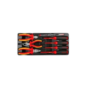 Toptul GAAT0810 1000V VDE Red Insulated Screwdriver Set