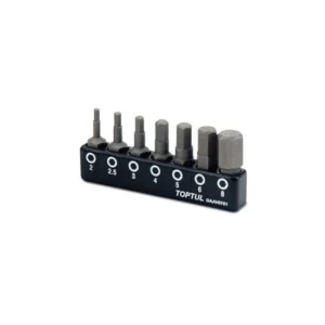 Toptul GAAV0701 7pcs 1/4' Insert Screwdriver Bit Set