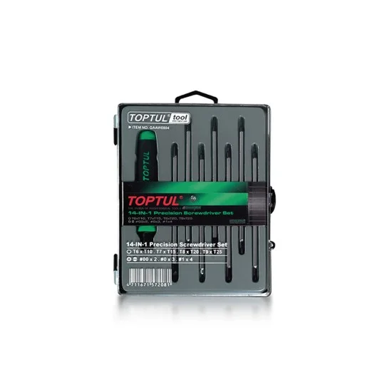 Toptul GAAW0804 8PCS 14-In-1 Precision Screwdriver Set