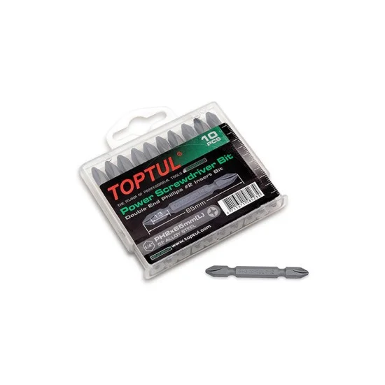 Toptul GAAW1002 10Pcs Power Screwdriver Bit Set