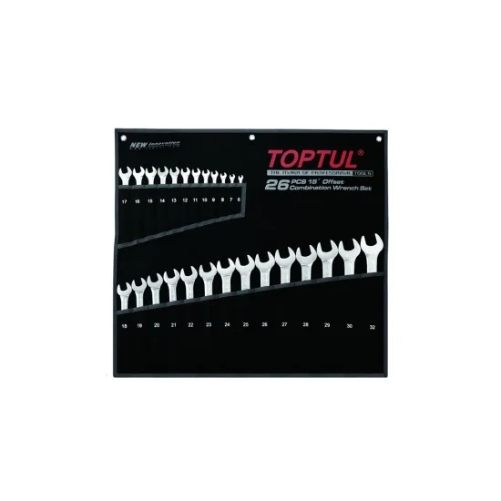 Toptul GPAX2601 26Pcs Combination Wrench Set 6 to 32mm