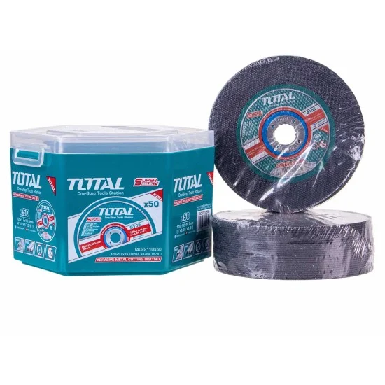 Total TAC22110550 50 Pcs Abrasive Metal Cutting Disc Set