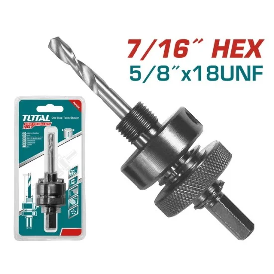 Total TAC4202 7/16' Arbor For Hole Saw