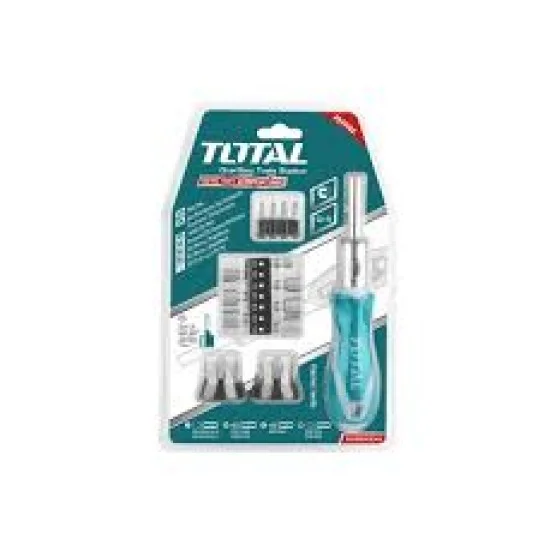 Total TACSD-30246 24Pcs Ratchet Screwdriver Set