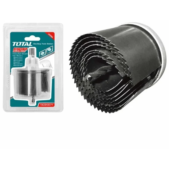 Total TACSH3071 7pcs Hole Saw Set