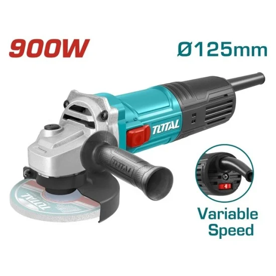 Total TG109125565 900W Angle Grinder