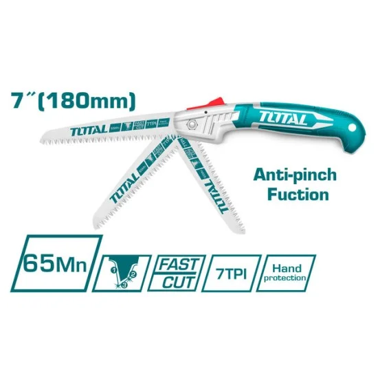 Total THFSW18026 Folding Saw 7'/180mm