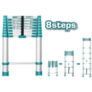 Total THLAD08081 8-Steps Telescopic Ladder