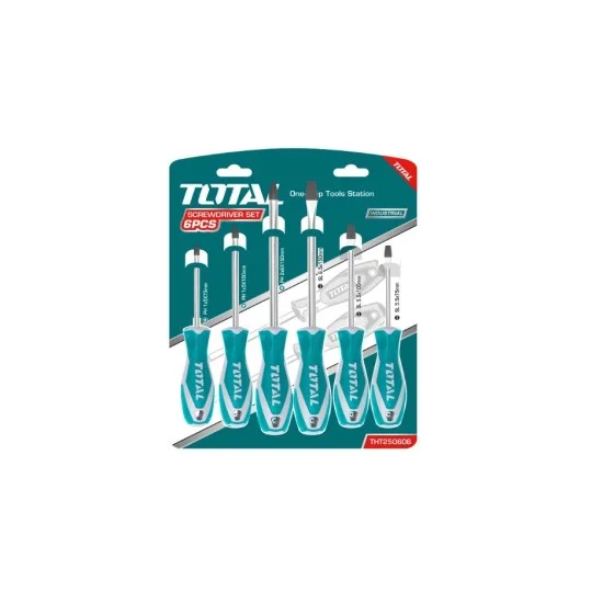 Total THT-250606 6 Pcs Screwdriver Set