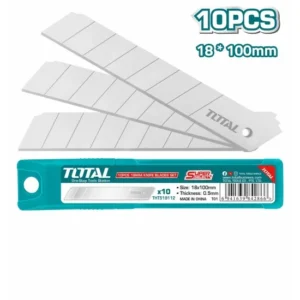 Total THT519112 10Pcs Knife Blades Set 18mm