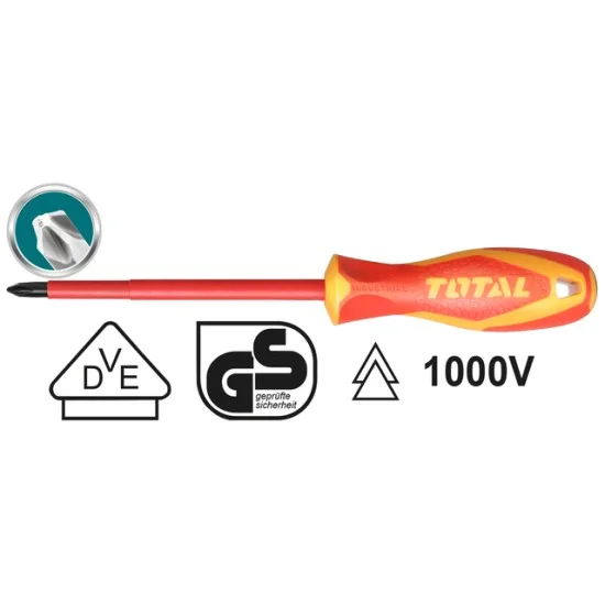 Total THTISPH2100 Insulated Screwdriver PH2×100