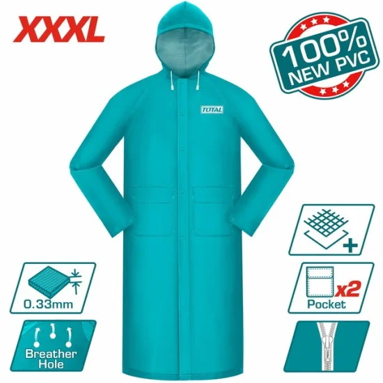 Total THTRC031-XXXL Rain Coat