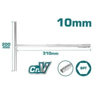 Total THTSW1006 T-Handle Socket Wrench 10mm