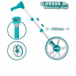 Total TMT19923 Digital Distance Measuring Wheel 0 - 99999.9m