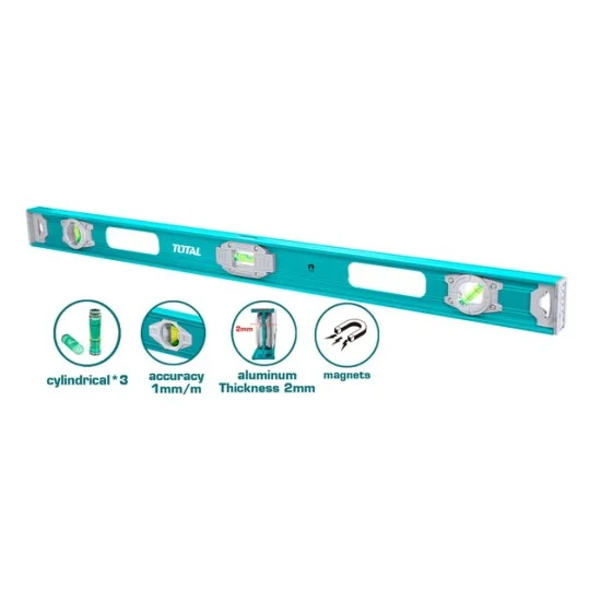 Total TMT210026 Magnetic Spirit Level 100cm
