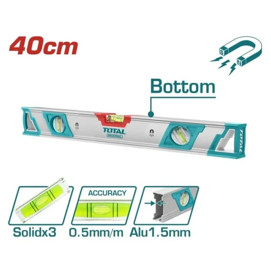 Total TMT24086M Spirit Level 40cm