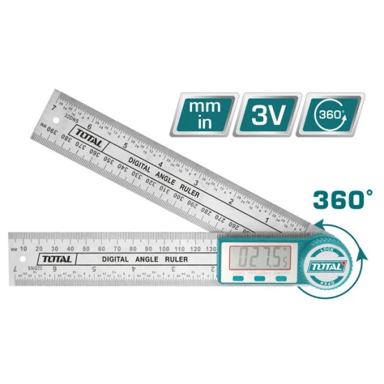 Total TMT333601 Digital Angle Ruler 3V