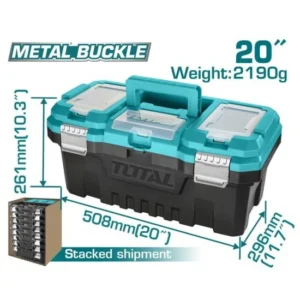 Total TPBX0202 Plastic Tool Box 20''