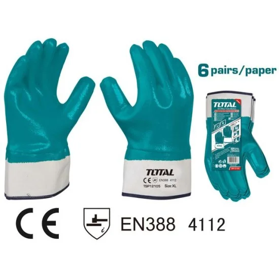 Total TSP12105 Nitrile Gloves 10 XL
