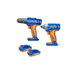 Wadfow WCK2017 2pcs Lithium-ion Cordless Combo Kit