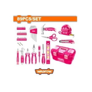 Wadfow WHS1M22 22 Pcs Pink Hand Tools Set
