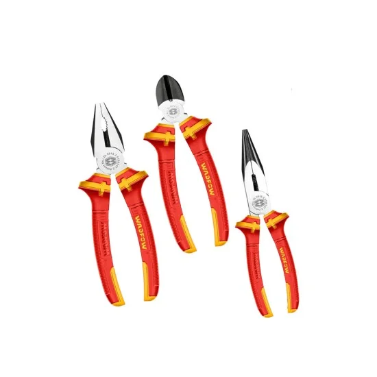 Wadfow WPS0633 3 Pcs insulated pliers set
