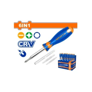 Wadfow WSS5506 6 In 1 screwdriver set