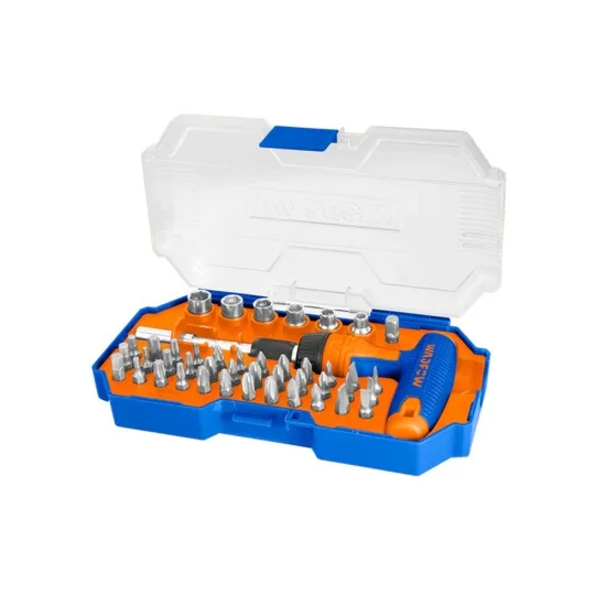 Wadfow WSS8B45 45 Pcs T-handle wrench screwdriver set