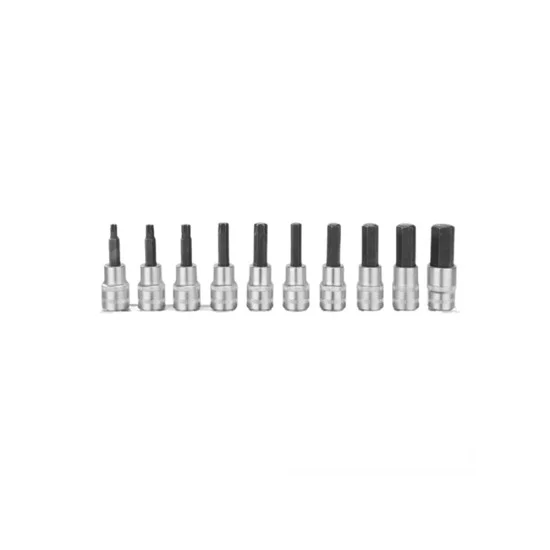 Wadfow WST1412 10Pcs 1/2' Bit Socket Set