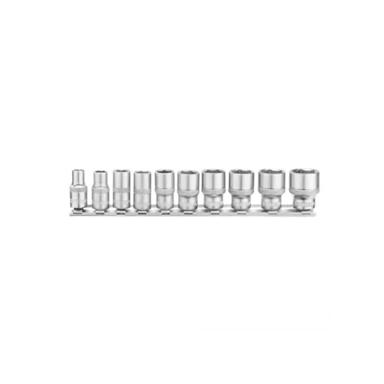 Wadfow WST4410 10Pcs 1/4' Socket Set