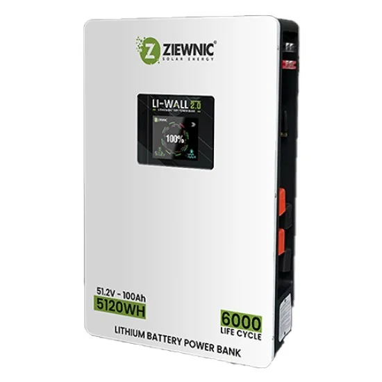 Ziewnic Li-Wall 5.12kWh Lithium Battery Power Bank 51.2V 100Ah