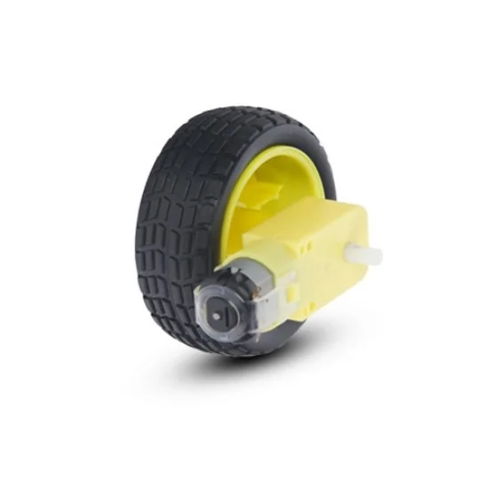DC Gear Motor With Tyre