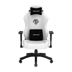 Anda Seat Phantom 3 Leather Gaming Chair – Cloudy White