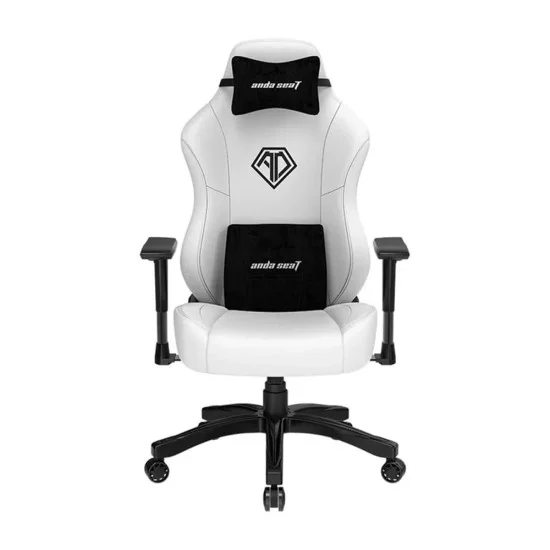 Anda Seat Phantom 3 Leather Gaming Chair – Cloudy White