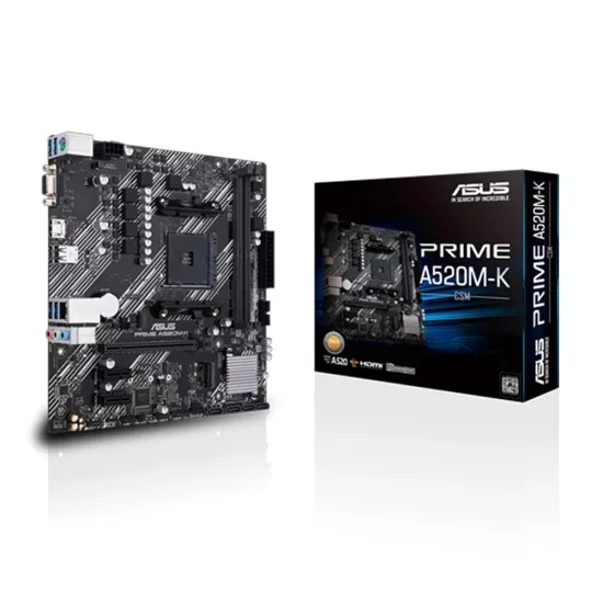 Asus Prime A520M-K/CSM AMD microATX Motherboard