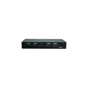 Black Copper HDMI Splitter 4 Port