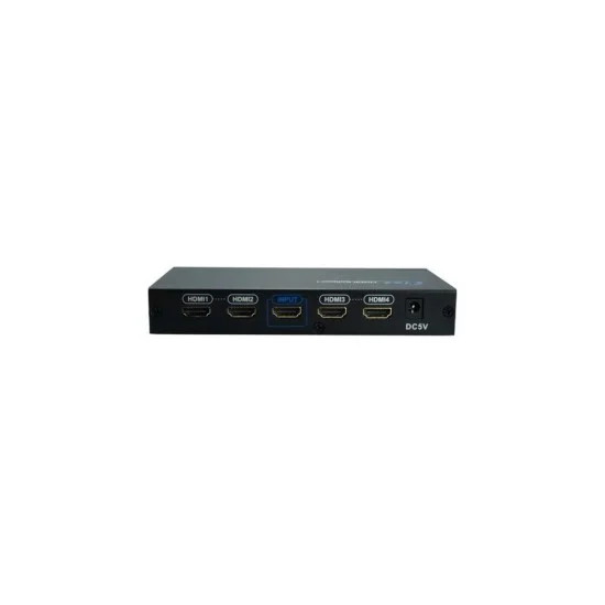 Black Copper HDMI Splitter 4 Port