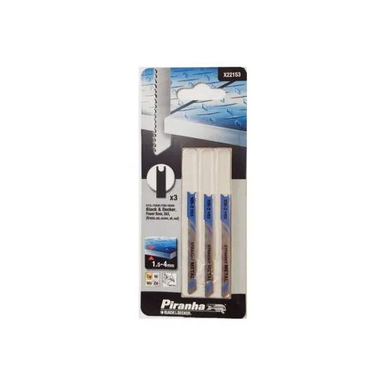 Black & Decker X22153 Metal Jigsaw Blades