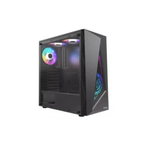 Boost Jaguar PC Case with 3 RGB Fans (Black)
