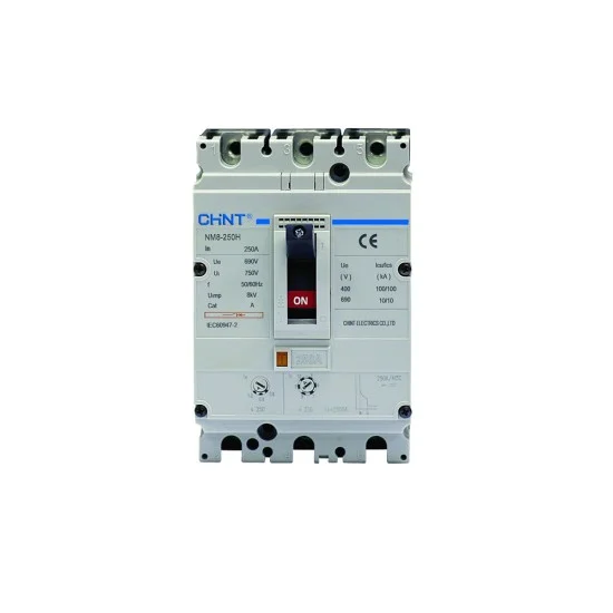 Chint NM8-250 S 3 Pole Adjustable MCCB