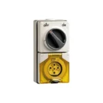 Clipsal S56C320, GY Combination Switched Socket