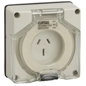 Clipsal S56SO320, GY 3 Pin Socket