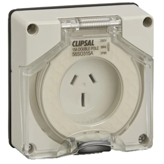 Clipsal S56SO320, GY 3 Pin Socket