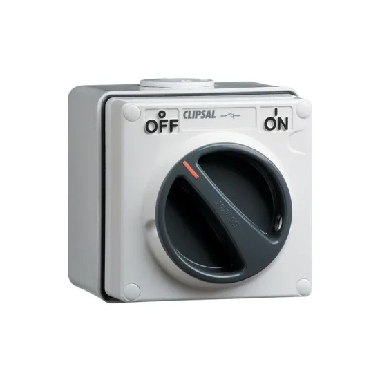 Clipsal S56SW110, GY 10 Amp ON/ OFF Surface Switch