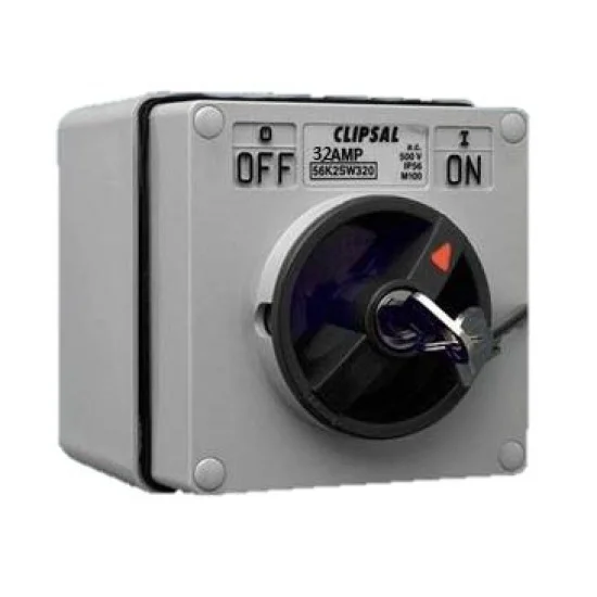 Clipsal S56SW232, GY 2 Pole Surface Switch